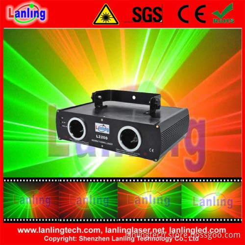 Double-Tunnels Laser Show Stage Lighting